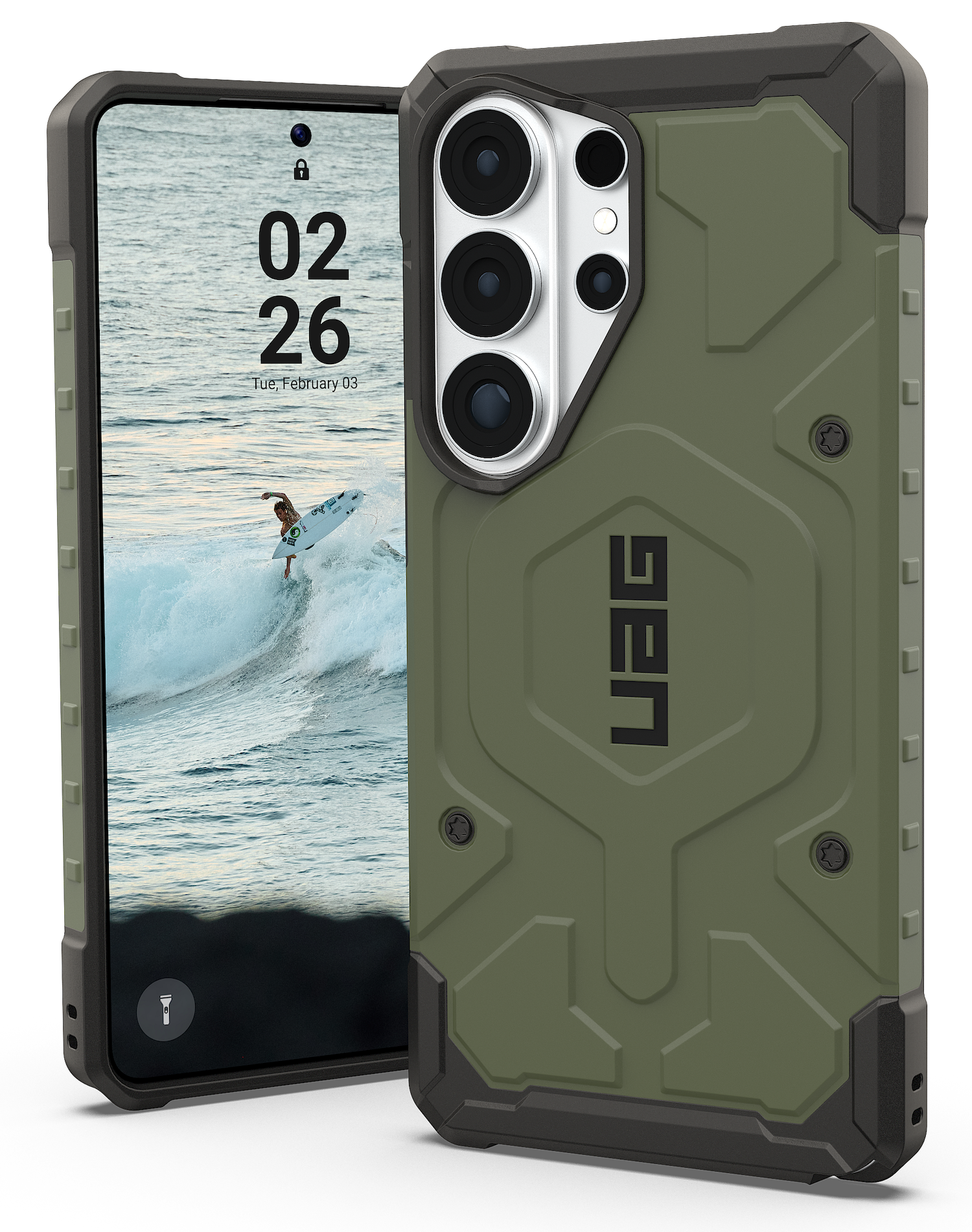 UAG Pathfinder MagSafe Galaxy S26 Ultra hoesje groen