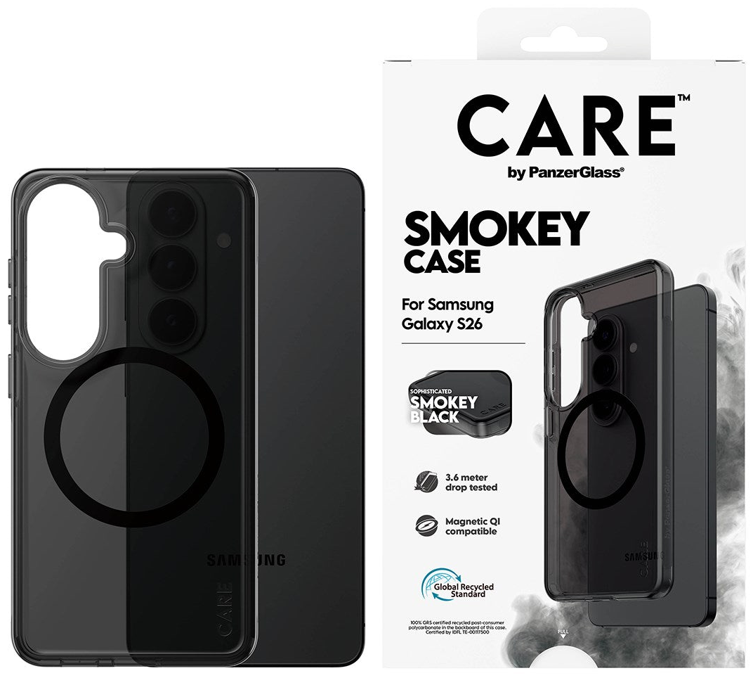 PanzerGlass CARE Urban Explorer MagSafe Galaxy S26 hoesje smokey