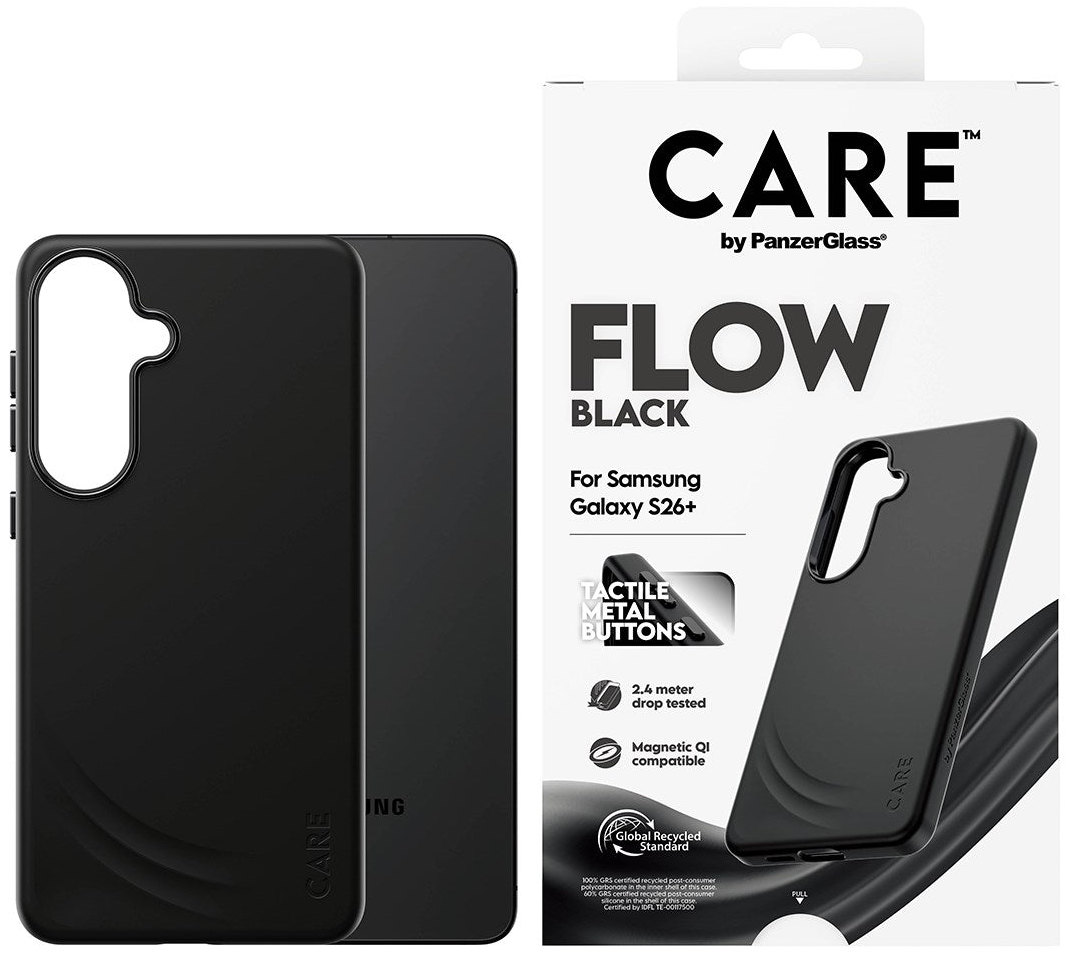 PanzerGlass CARE FLOW MagSafe Galaxy S26+ Plus hoesje zwart