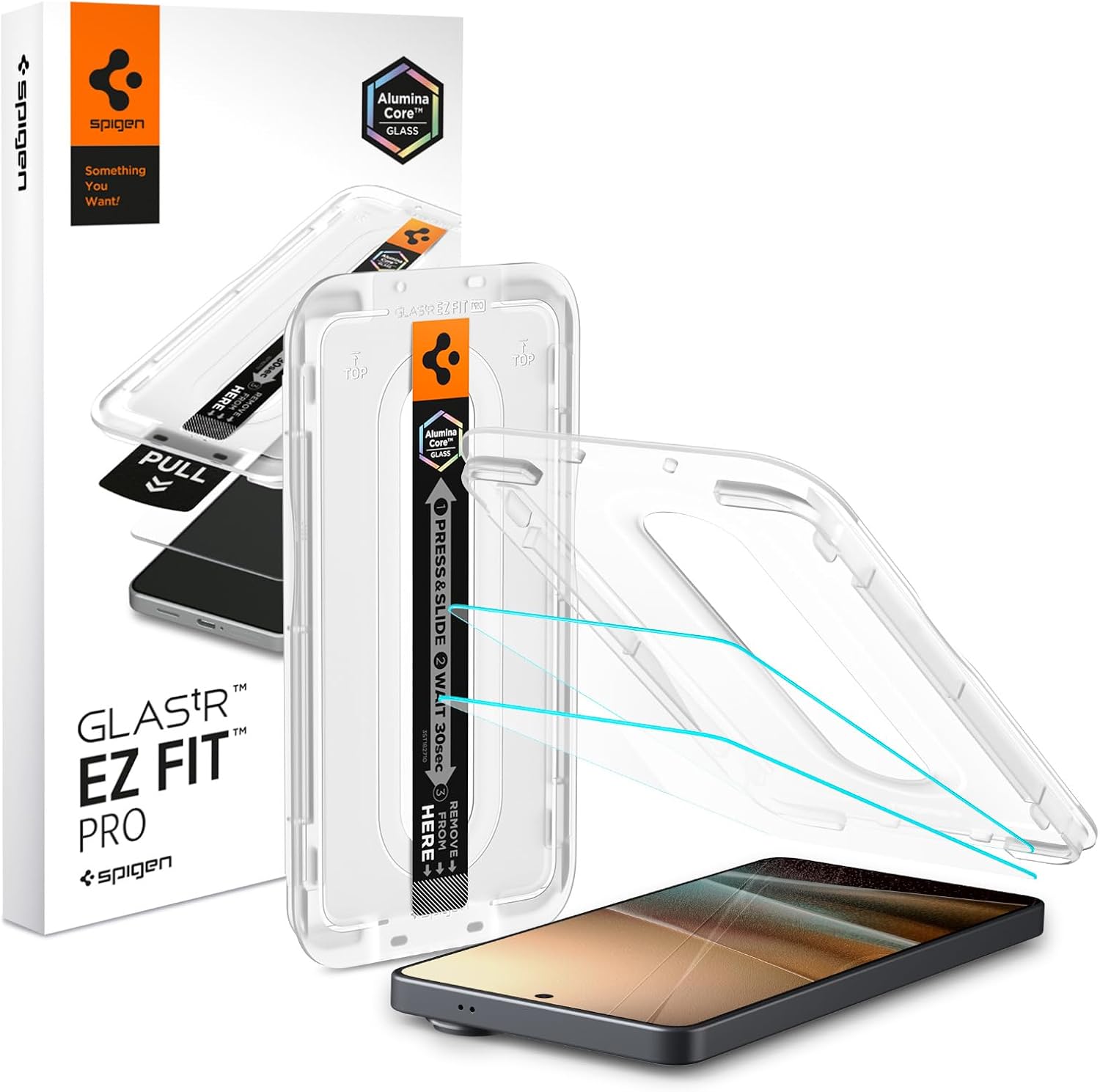 Spigen Glas.tR EZ Fit Pro Anti Reflectie Galaxy S26 Ultra screenprotector 2 pack