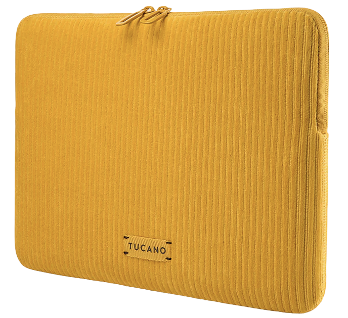 Tucano Velluto MacBook Pro 14 inch&nbsp;sleeve geel