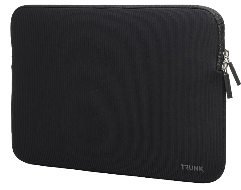 TRUNK Textile MacBook 13 inch sleeve zwart