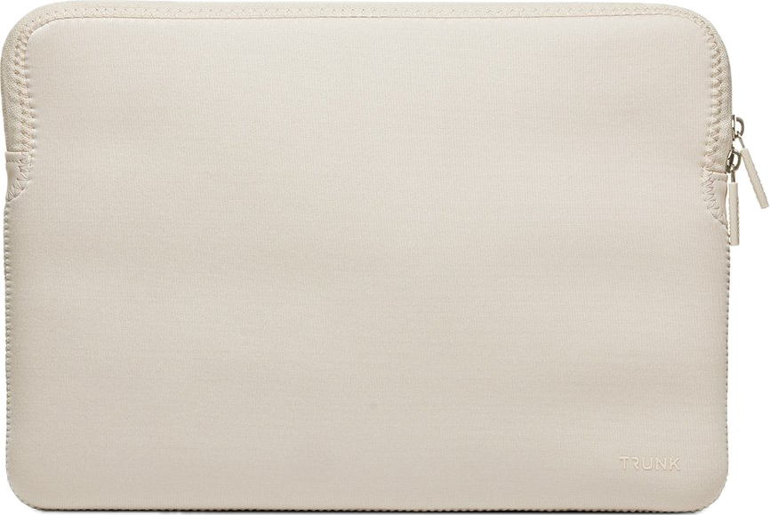 TRUNK Neoprene MacBook 13 inch sleeve beige