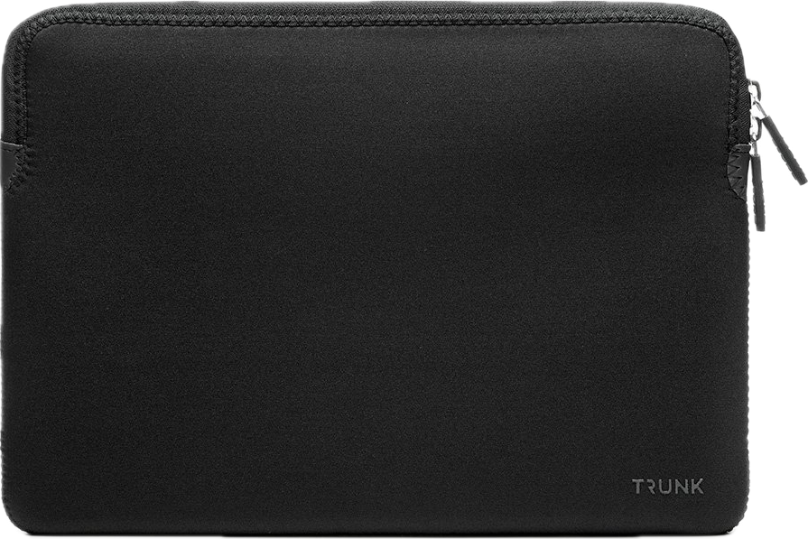 TRUNK Neoprene MacBook Air 15 inch sleeve zwart