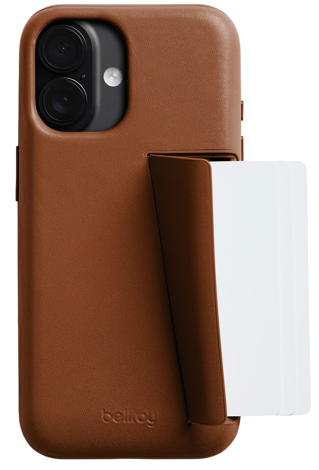 Bellroy Card iPhone 17 wallet hoesje bruin