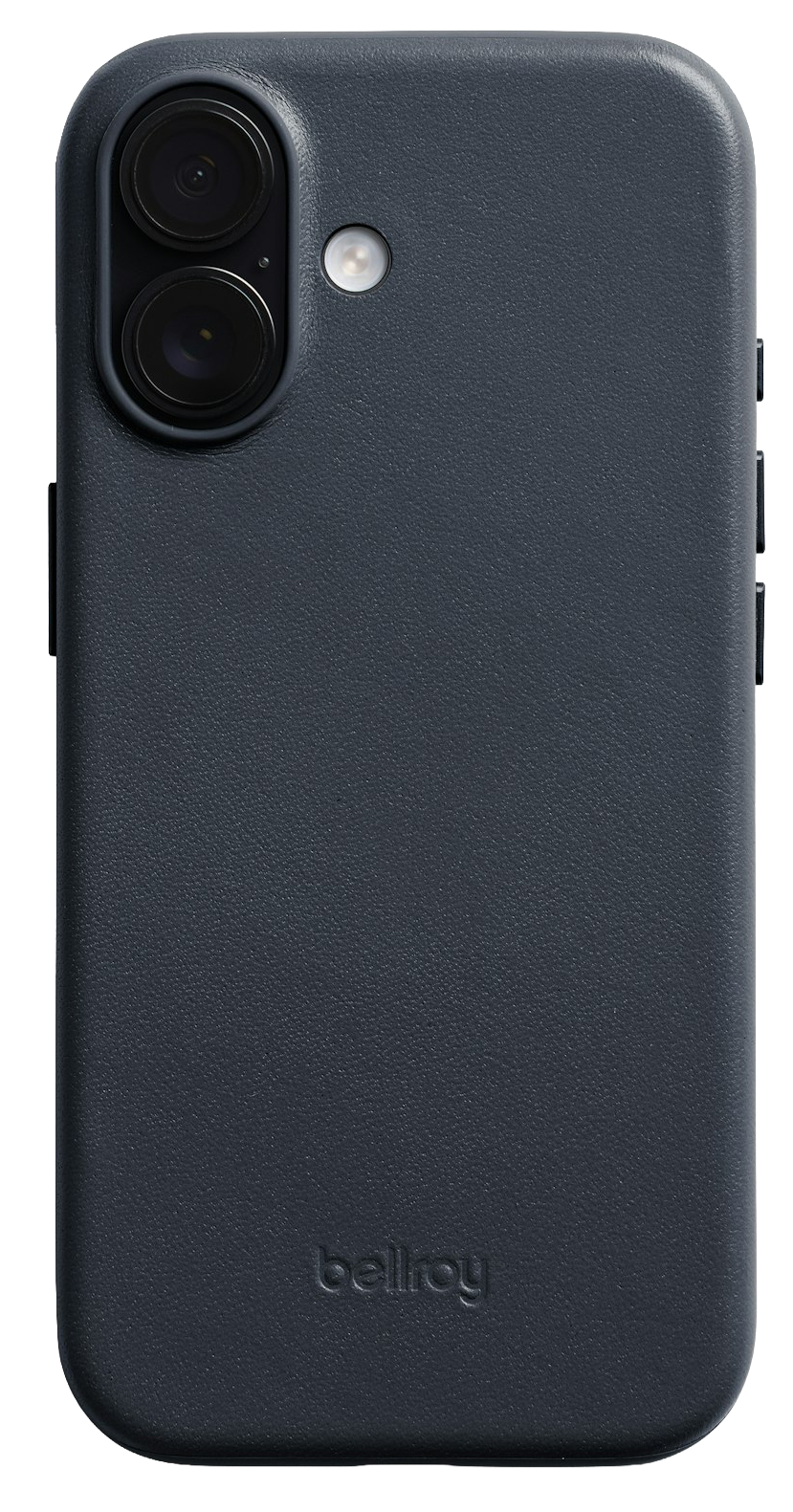 Bellroy leather iPhone 17 hoesje navy