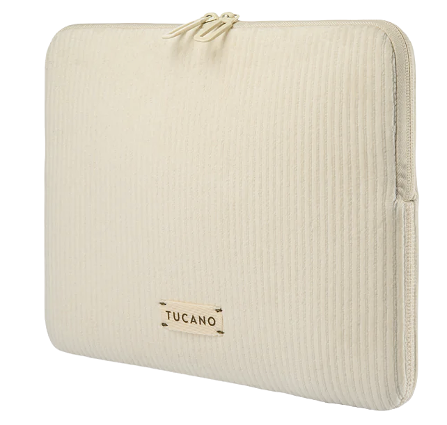 Tucano Velluto MacBook 13 inch sleeve beige