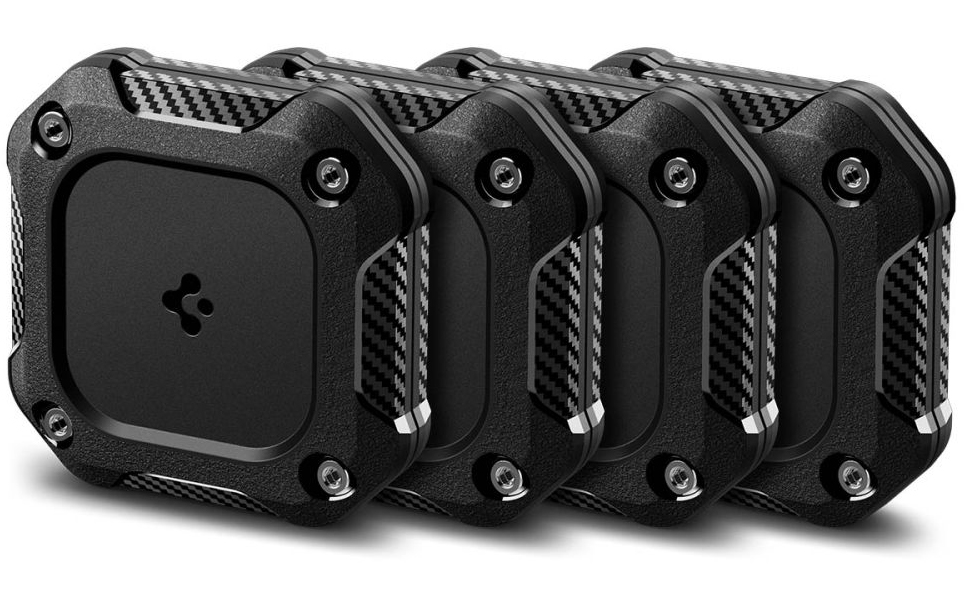 Spigen Tough Armor Apple AirTag 1 / 2 hoesje 4 pack