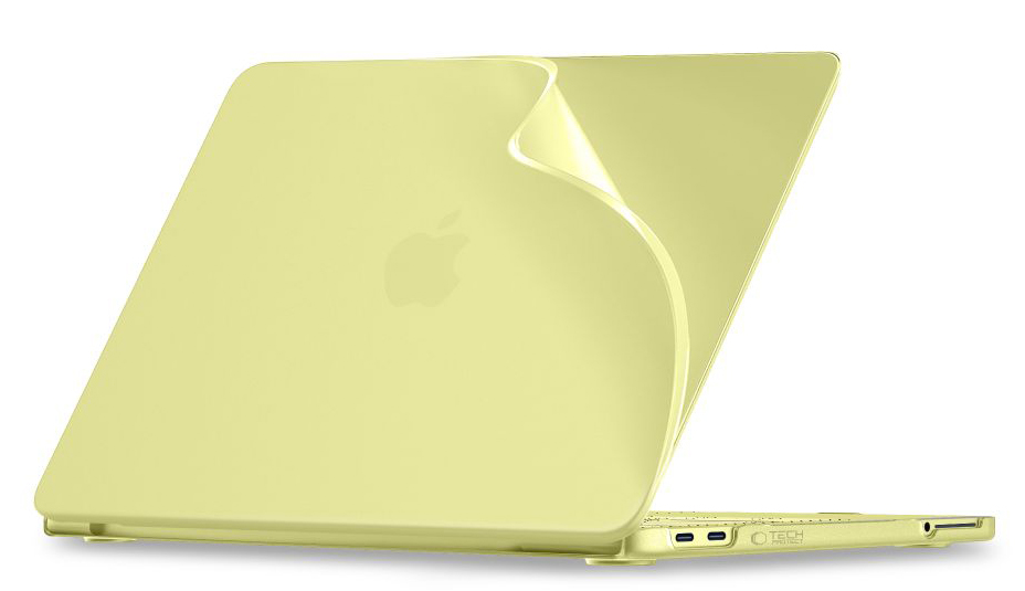 TechProtection Soft MacBook Neo 13 inch hardshell citrus