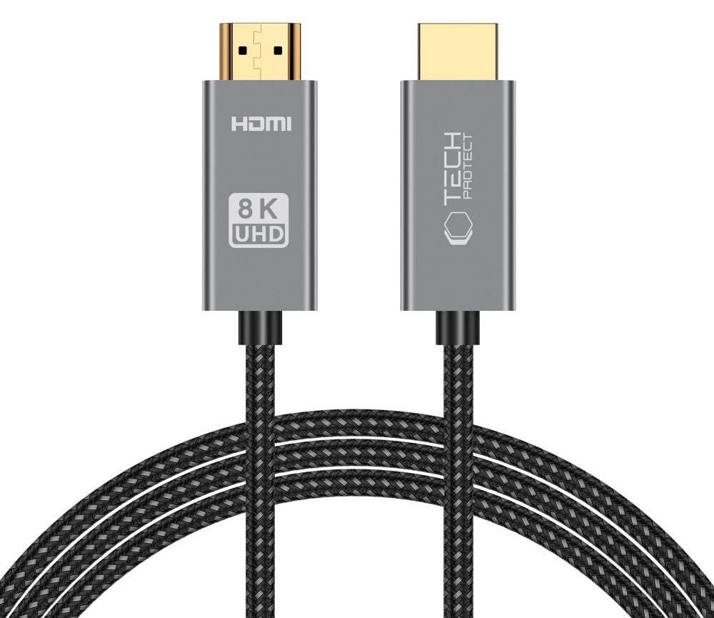 TechProtection&nbsp;HDMI kabel 2.1 4K 120 Hz / 8K 60 Hz 100 centimeter