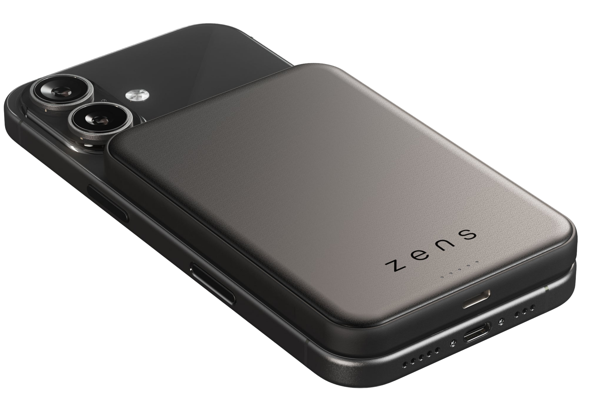 ZENS Semi Solid State MagSafe powerbank 10000 mAh zwart