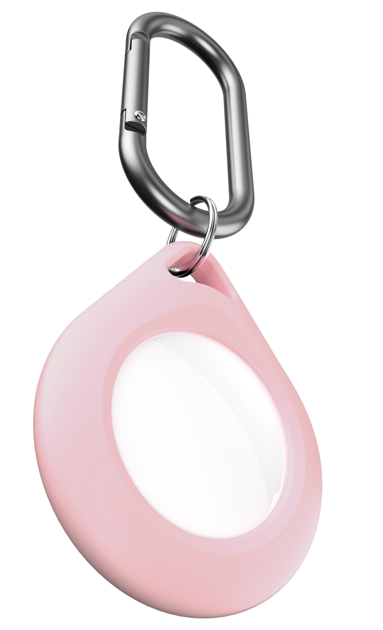 KeyBudz Secure Dock AirTag hanger roze 2 pack