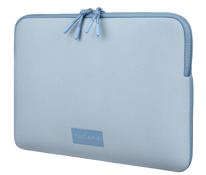 Tucano One MacBook Neo 13 inch sleeve lichtblauw