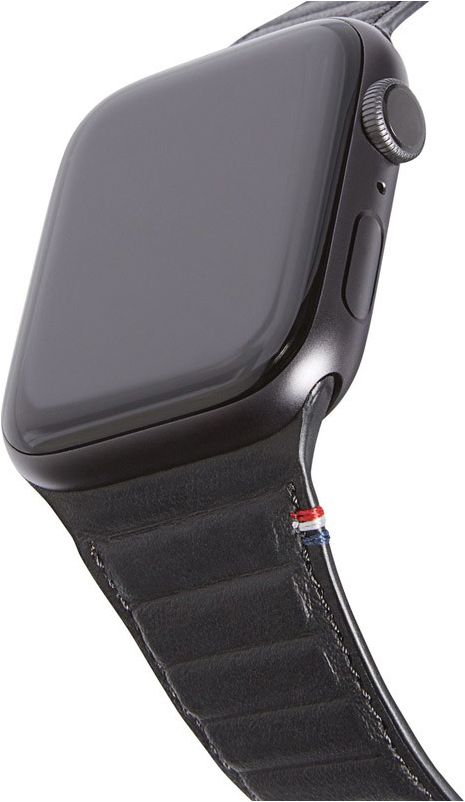 Decoded Traction Leather Apple Watch 49 / 46 / 45 / 44&nbsp; mm bandje zwart