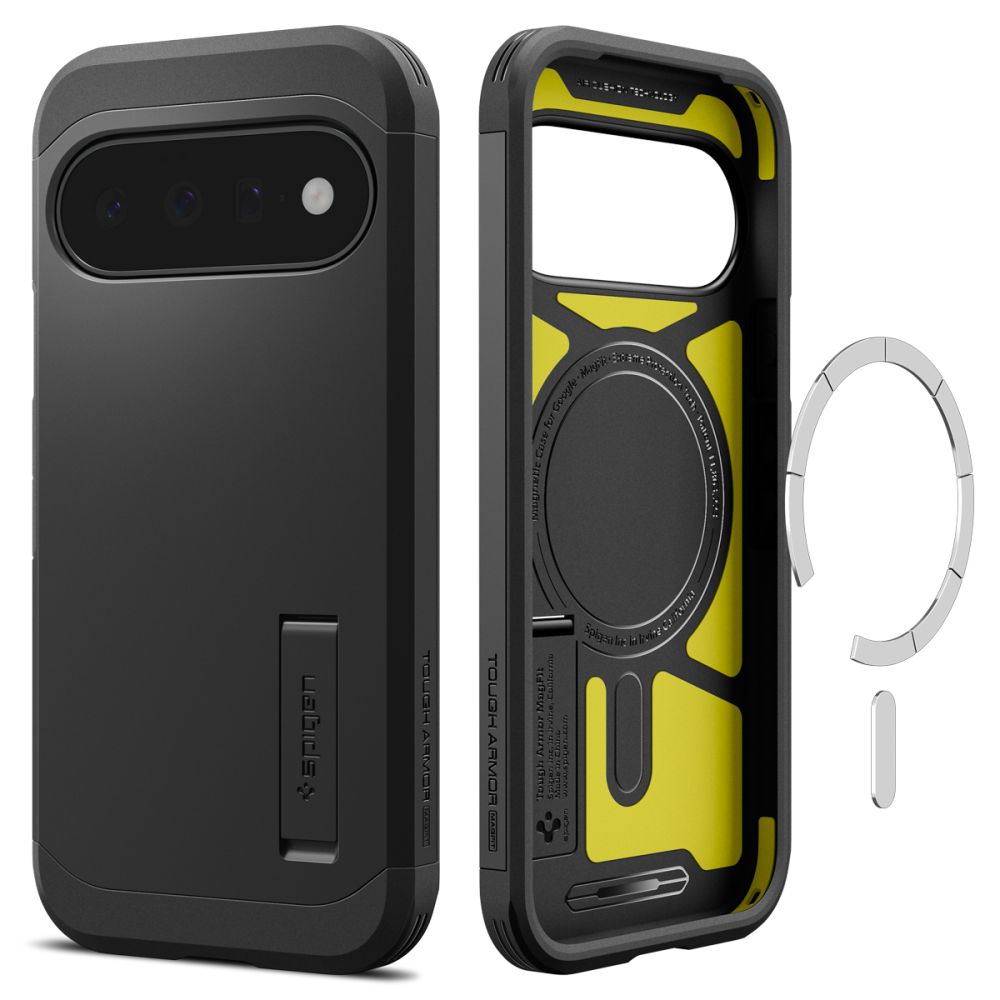 Spigen Tough Armor MagSafe Google Pixel 11 hoesje zwart