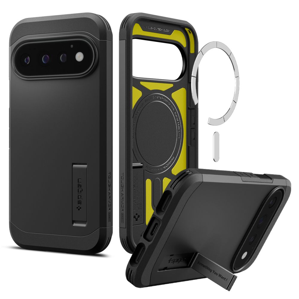 Spigen Tough Armor MagSafe Google Pixel 11 Pro hoesje zwart