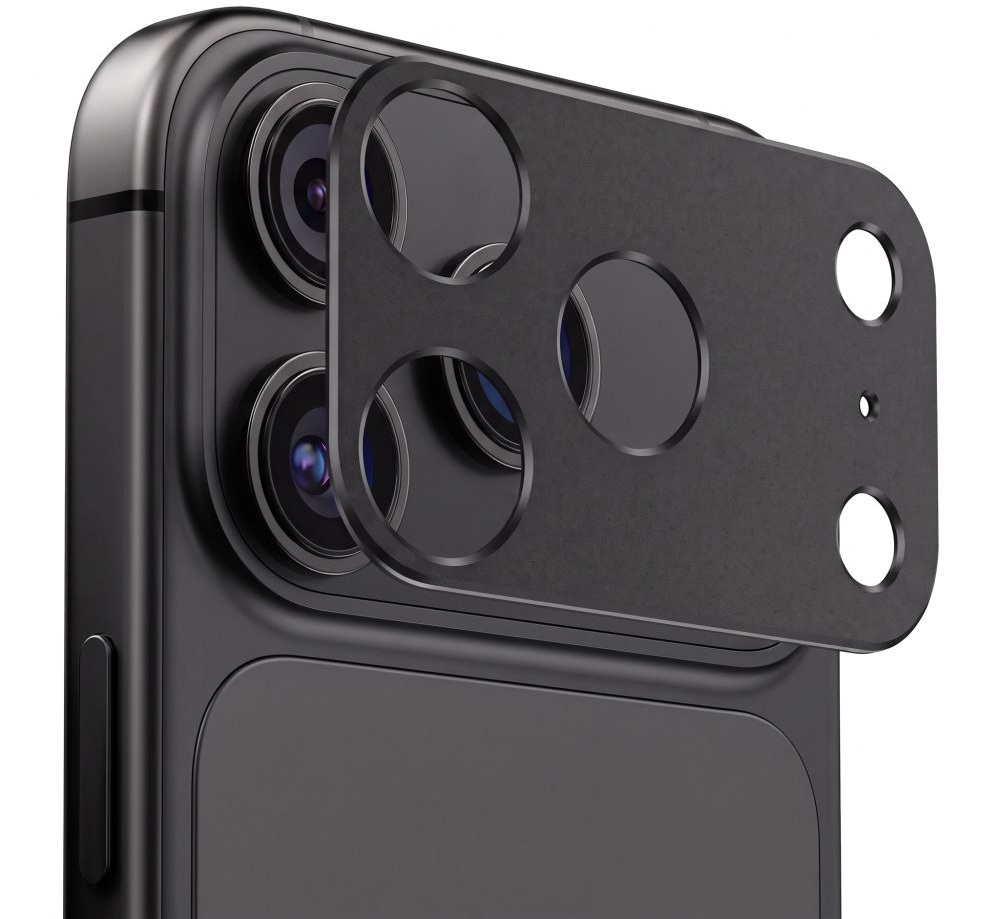 TechProtection Cam iPhone 18 Pro Kameraschutz protector schwarz