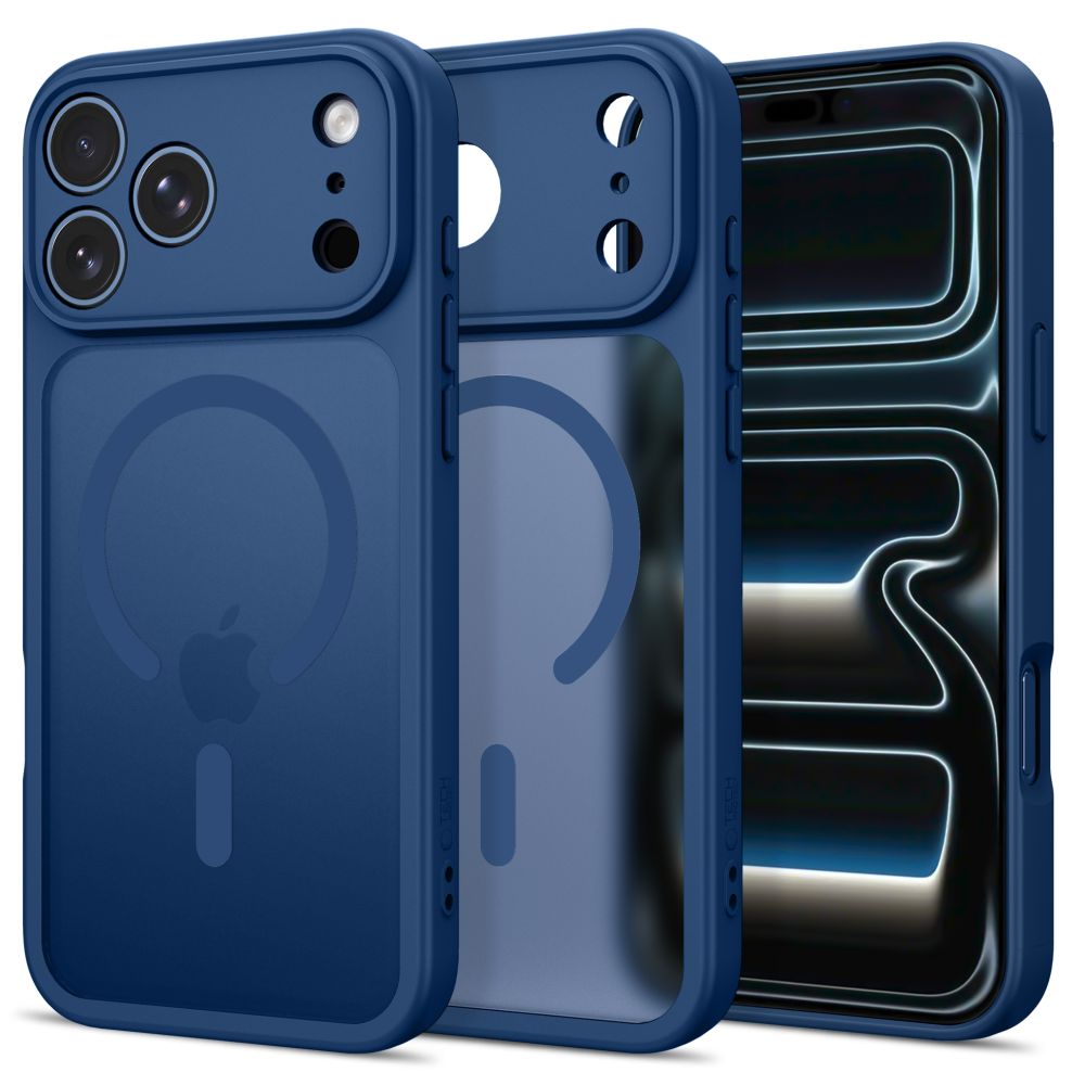 TechProtection Core MagSafe iPhone 18 Pro case deep blau
