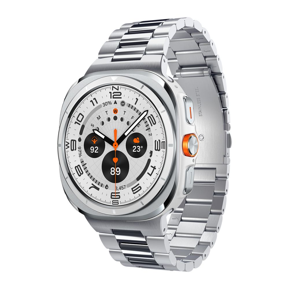 Spigen Modern Fit Galaxy Watch Ultra 47 mm bandje zilver