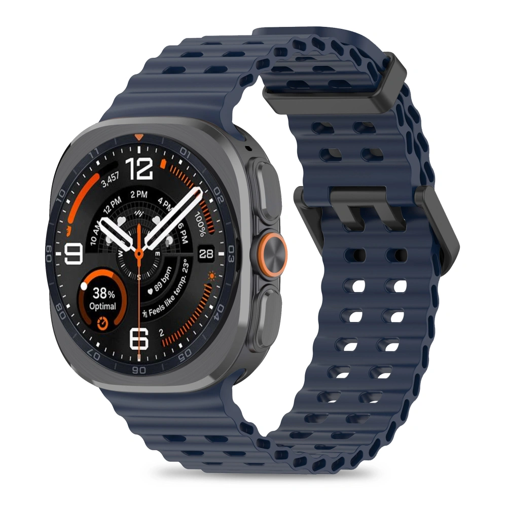 TechProtection Iconband Pro Galaxy Watch Ultra 47 mm bandje navy