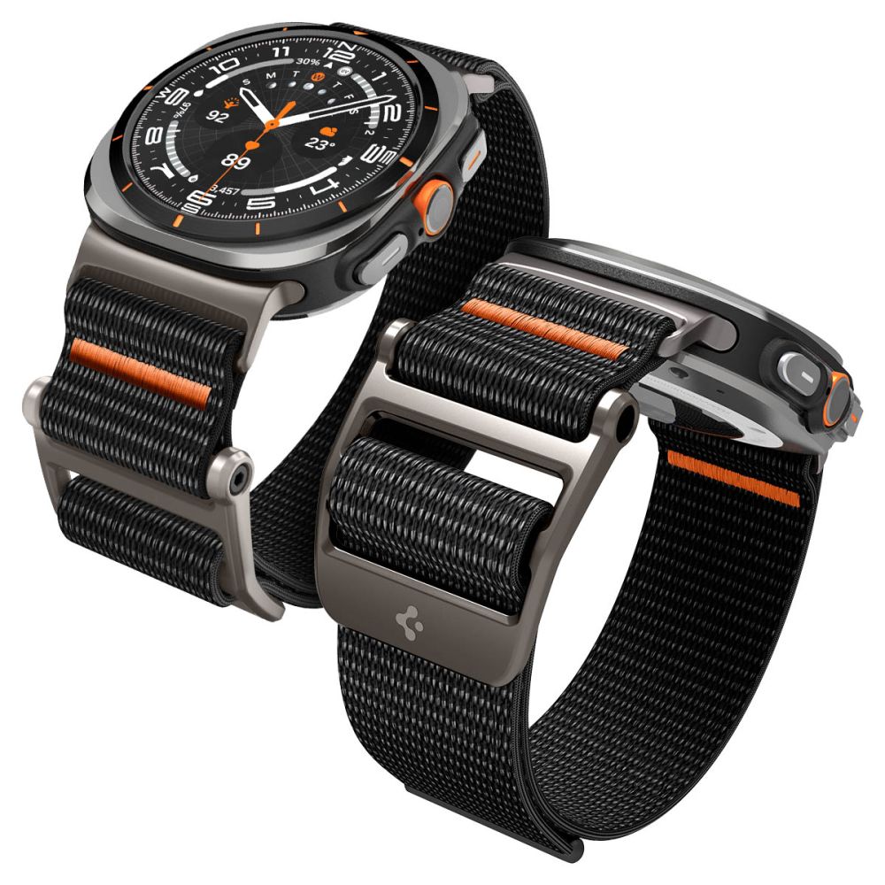 Spigen Durapro Flex Galaxy Watch Ultra 47 mm bandje zwart 