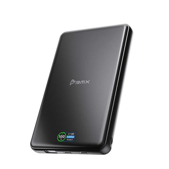 BMX SolidSafe 20K solid-state laptop powerbank 20000 mAh zwart 
