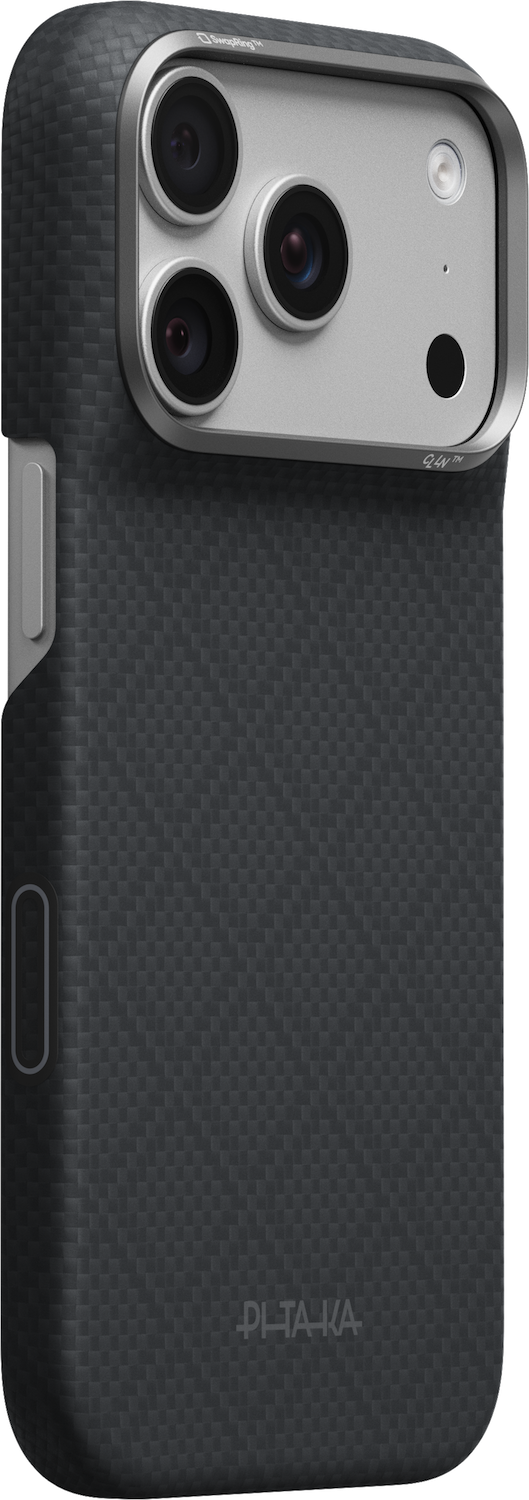 PITAKA Edge iPhone 18 Pro Max hoesje Argyle zwart