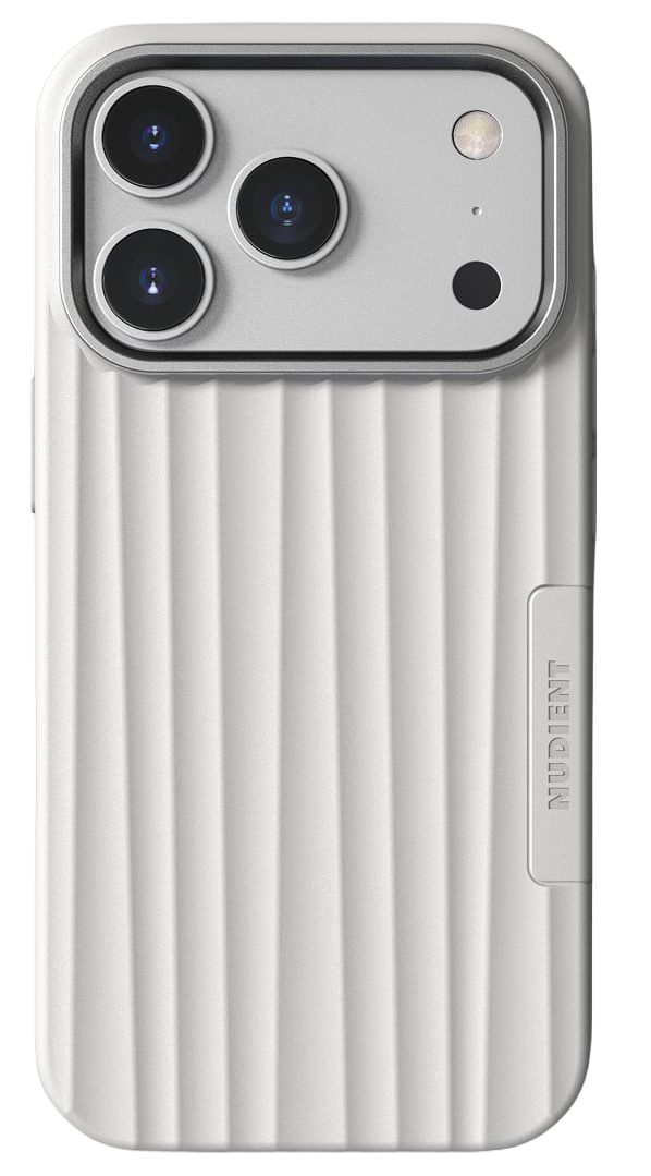 NUDIENT Bold MagSafe iPhone 18 Pro hoesje wit