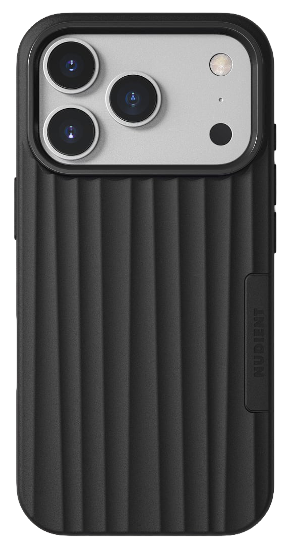 NUDIENT Bold MagSafe iPhone 18 Pro hoesje zwart