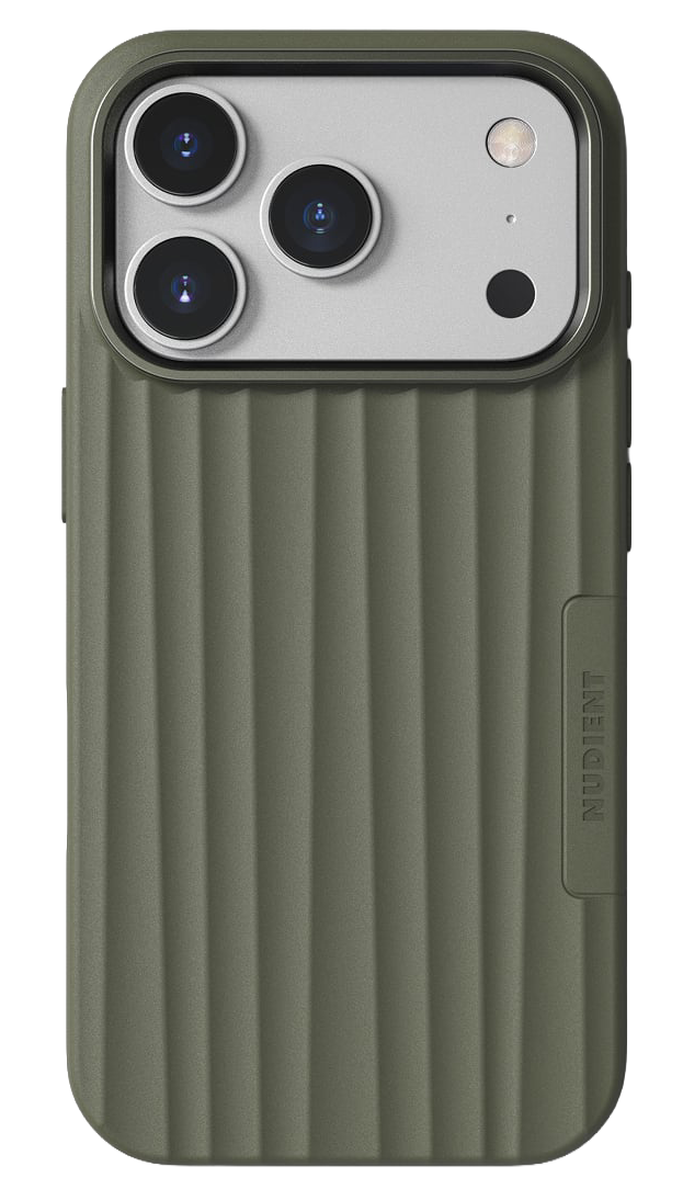 NUDIENT Bold MagSafe iPhone 18 Pro hoesje groen