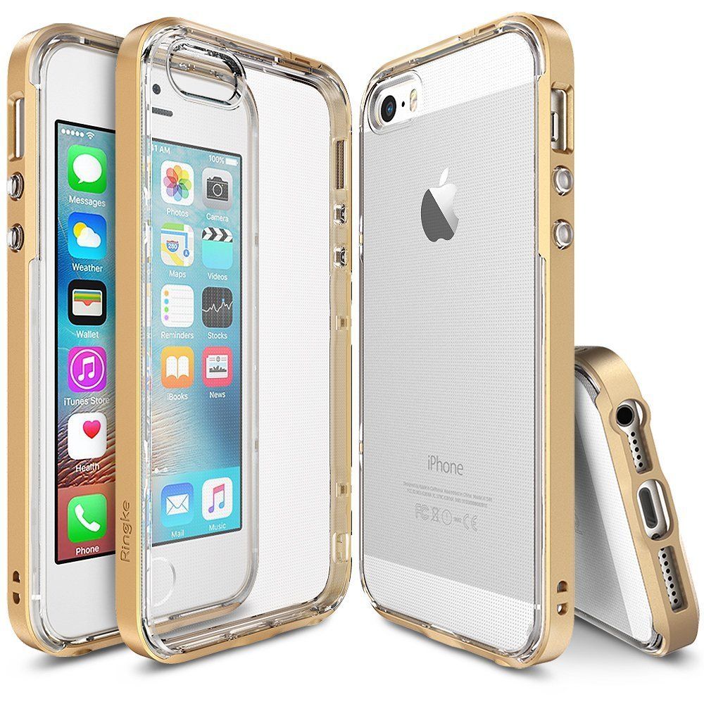 Ringke Frame iPhone SE/5S bumper hoesje Gold