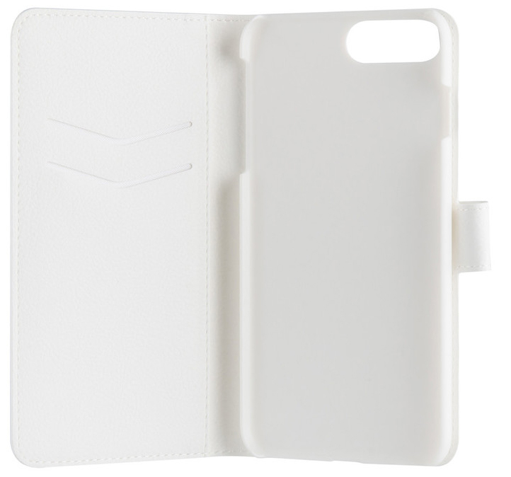 Het Xqisit Wallet iPhone 7 Plus hoesje een wallet hoesje en biedt ruimte voor je iPhone en 2 pasjes.