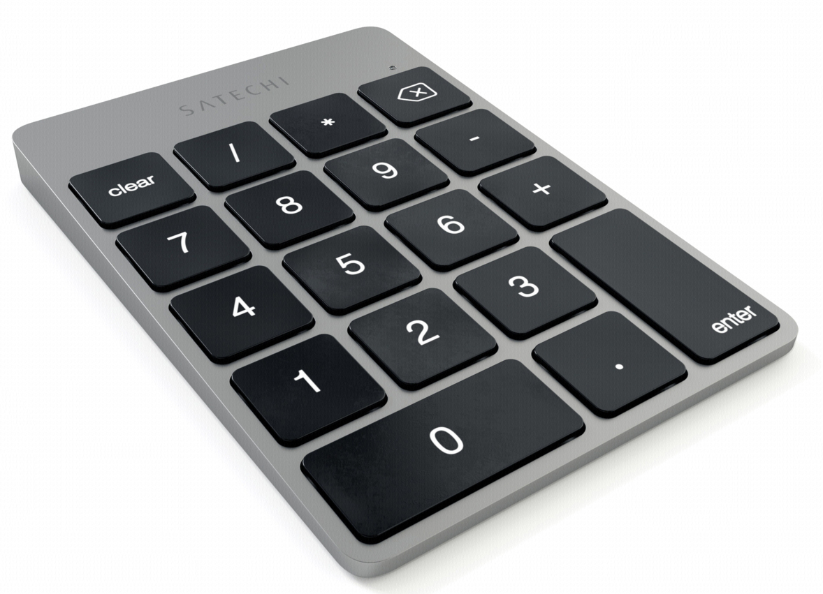 Satechi Slim Wireless KeyPad toetsenbord Gray