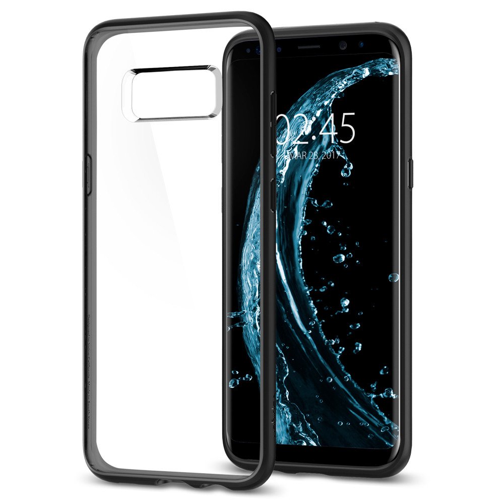 Spigen Ultra Hybrid Galaxy S8 Plus hoes Zwart