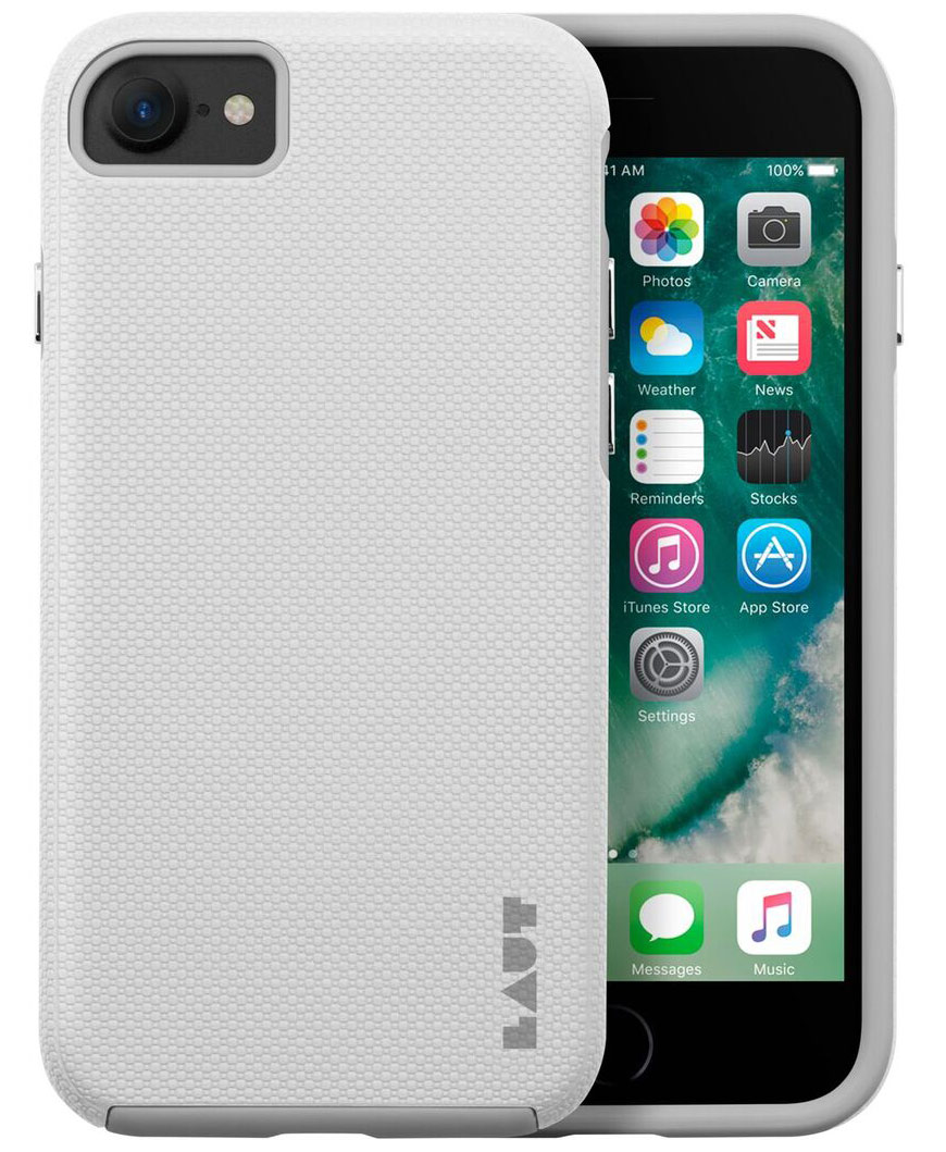 LAUT Shield iPhone 8 hoesje Wit