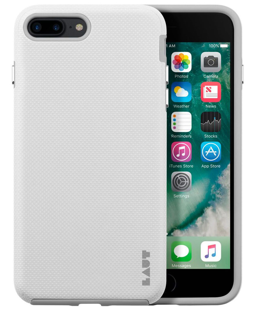 LAUT Shield iPhone 8 Plus hoes Wit