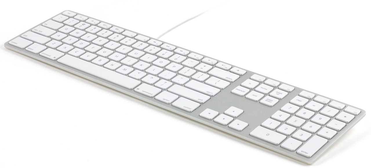 Indringing Kosmisch regio Matias Aluminium Wired Keyboard toetsenbord - Appelhoes