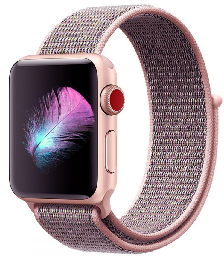 TechProtection Nylon Watch bandje 38 mm Roze