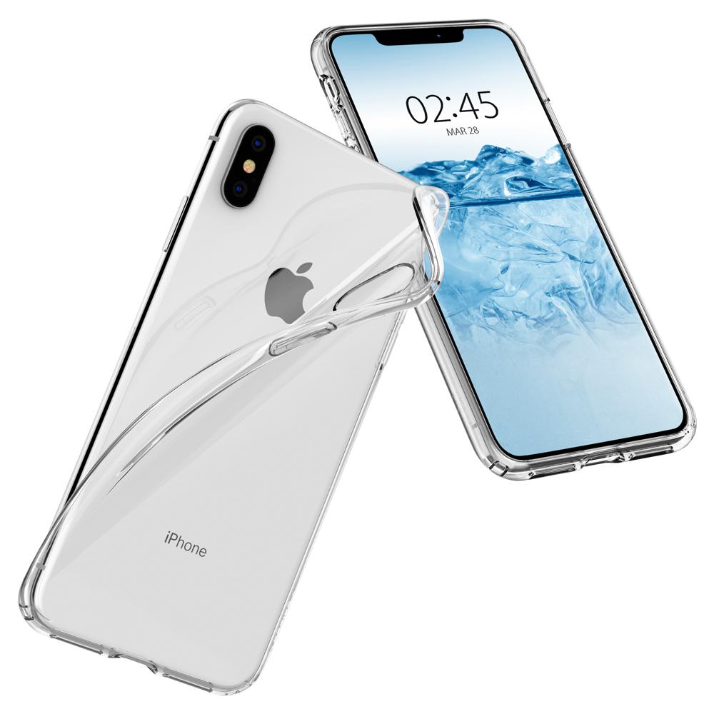 Spigen Liquid Crystal iPhone XS Max hoesje - Appelhoes