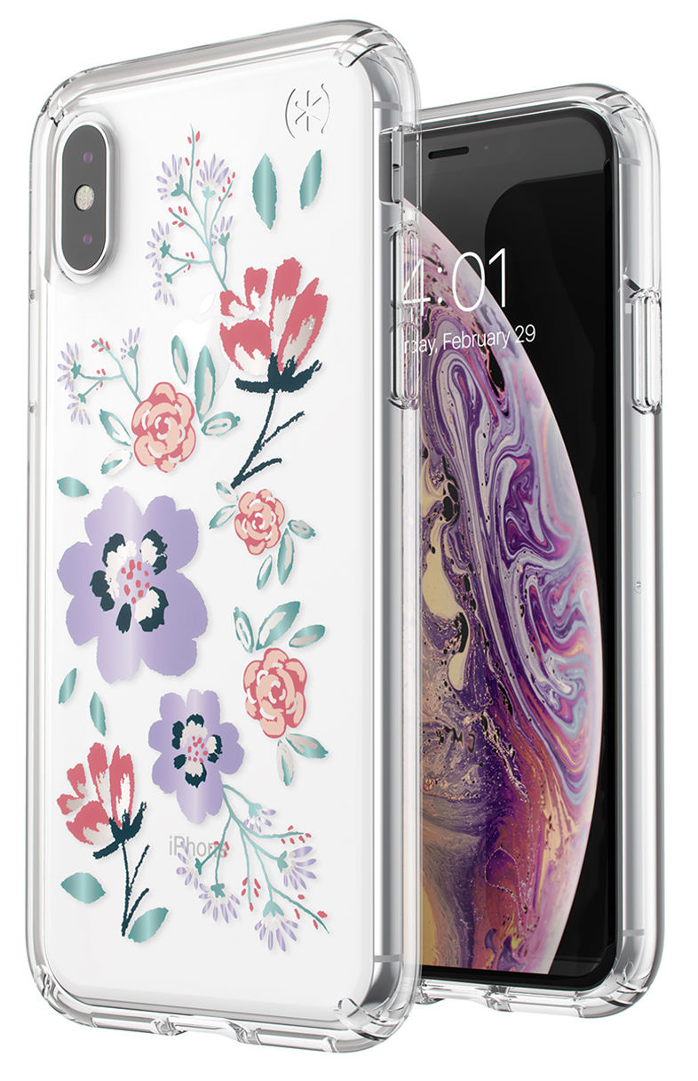 Speck Presidio Clear Print iPhone XS hoesje Canopyfloral