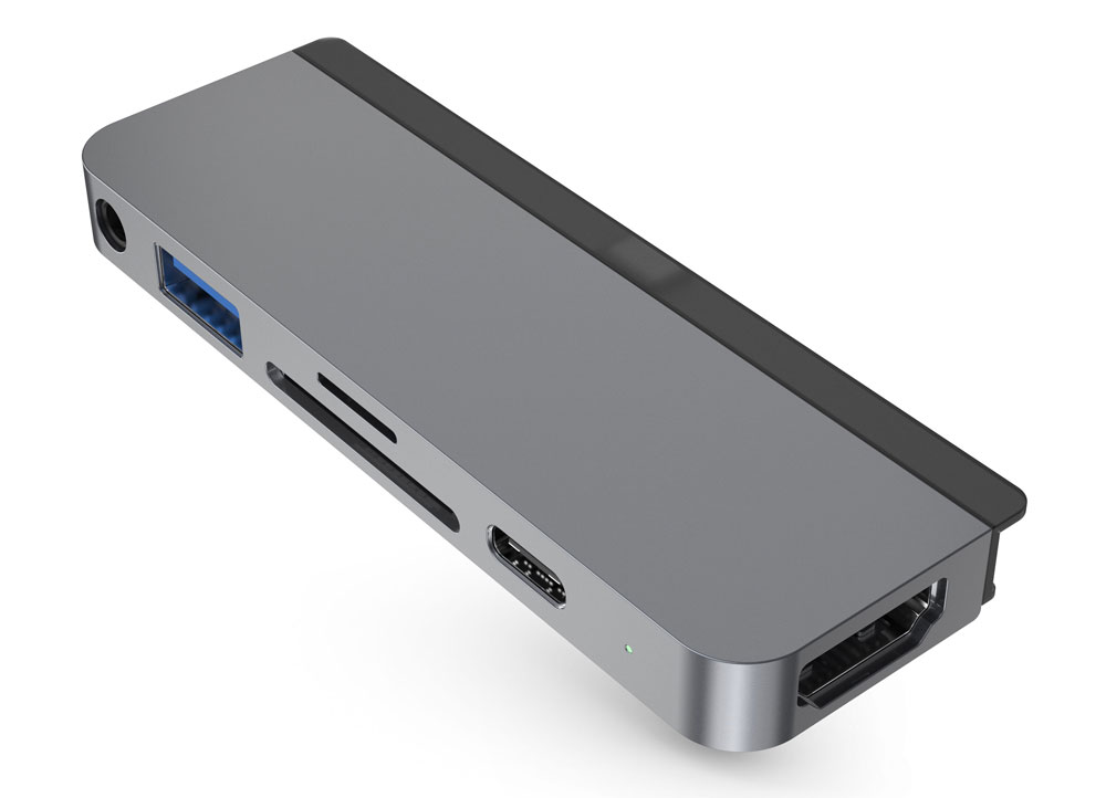 omringen puzzel maak het plat HyperDrive USB-C Mobile iPad Pro 6 in 1 hub met HDMI Grijs - Appelhoes