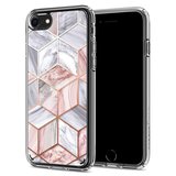 Spigen Ciel iPhone SE 2020 hoesje Pink Marble