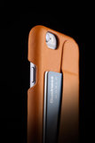 Mujjo Leather Wallet 80 case iPhone 6 Plus Tan