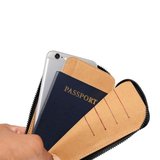 Incase Leather Zip Wallet iPhone 6 Plus Black