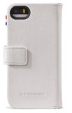 Decoded Leather Wallet case iPhone 5/5S White