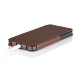 Pipetto Leather Skinny Flip iPhone 5/5S Brown_