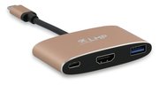 LMP Multiport USB-C HDMI adapter Goud