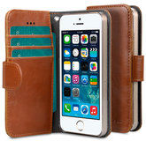 Melkco Wallet iPhone SE/5S hoesje Bruin