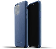 Mujjo Leather case iPhone 11 Pro hoesje Blauw