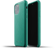 Mujjo Leather case iPhone 11 Pro hoesje Groen
